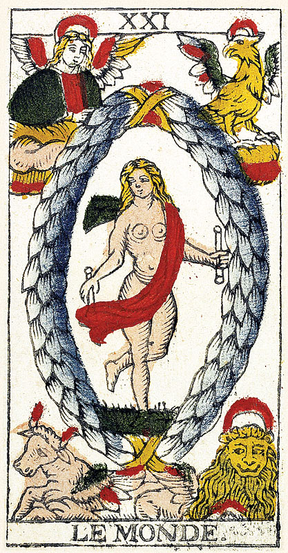 21 The World Tarot symbolism