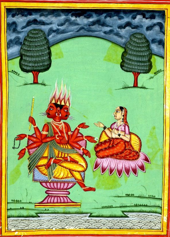 Agni and Svāhā
