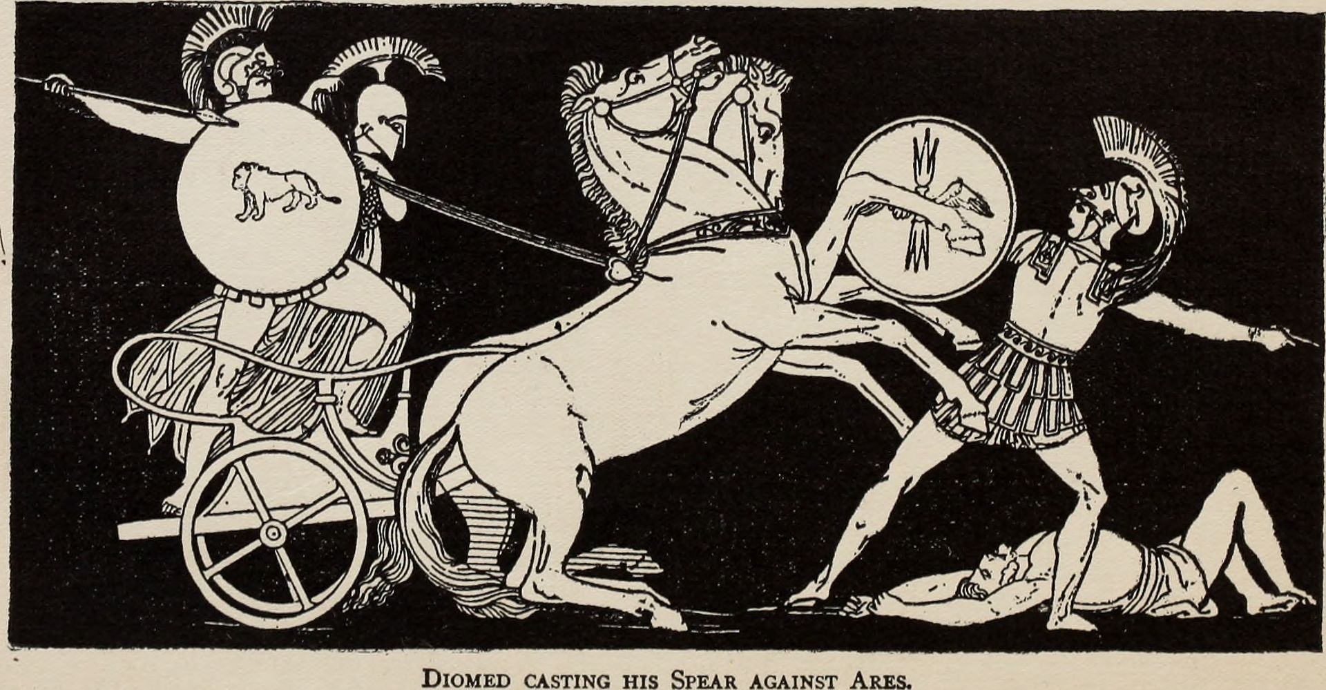 Ares in chariot