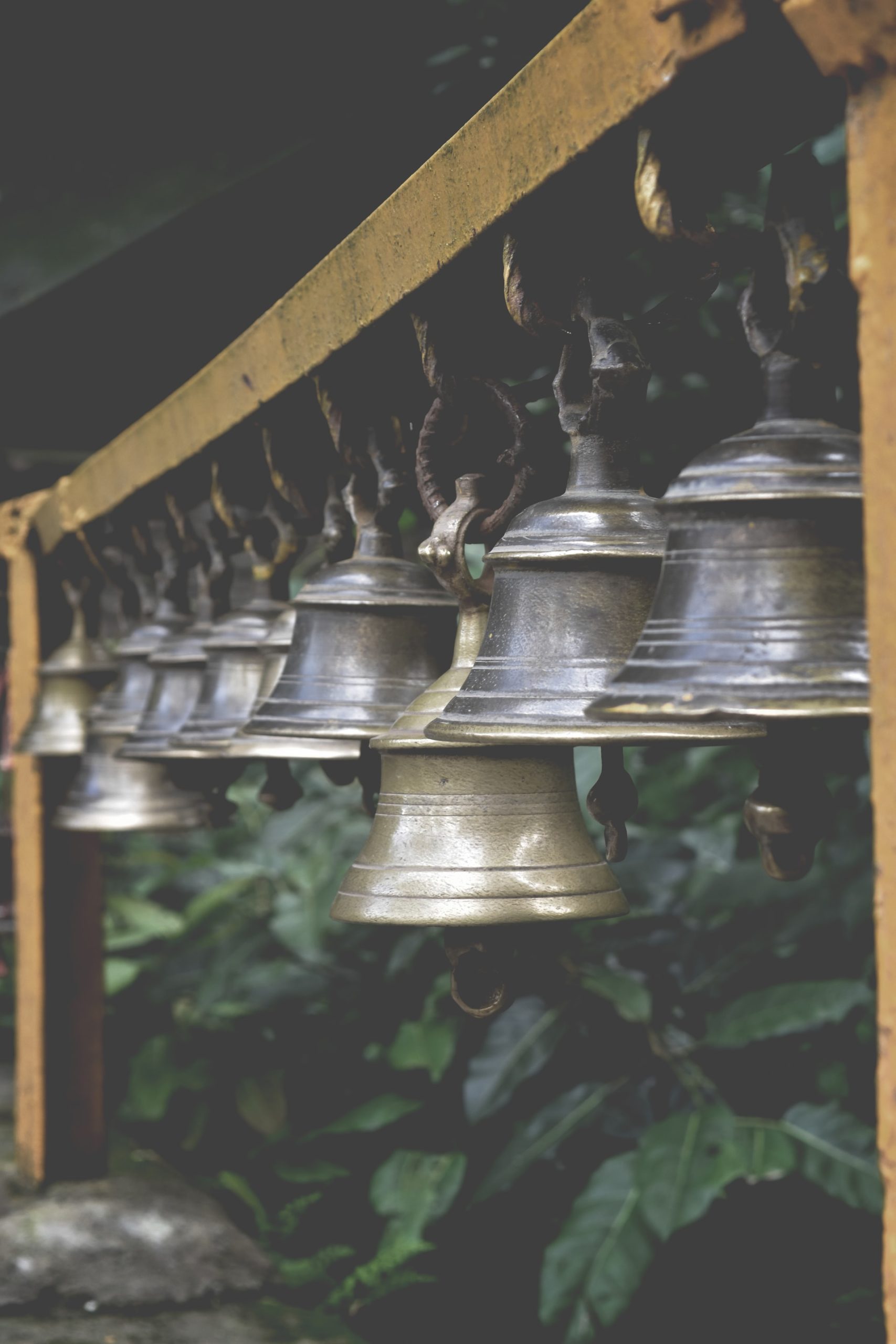Bells built on high mountains made of brass and the sound of bells ringing  throughout the Thai temple hills in rural Thailand. 20068713 Stock Photo at  Vecteezy
